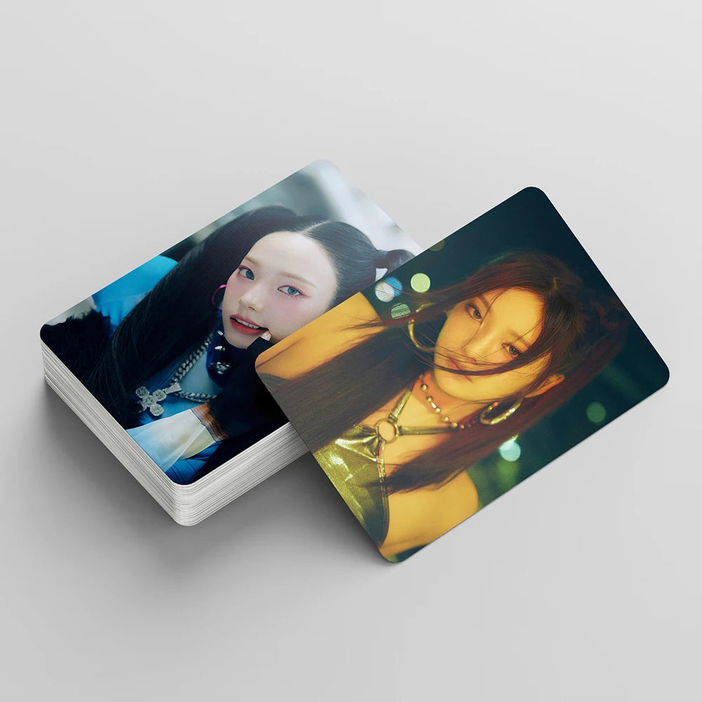 Photocards aespa - Paquet de 55 pièces (Solo & Groupe)