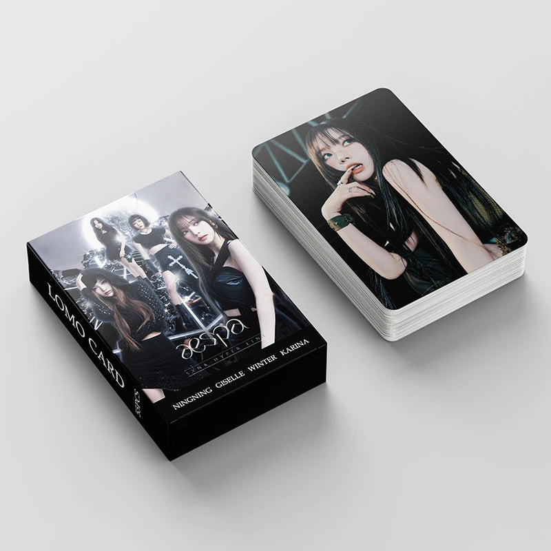 Photocards aespa - Paquet de 55 pièces (Solo & Groupe)