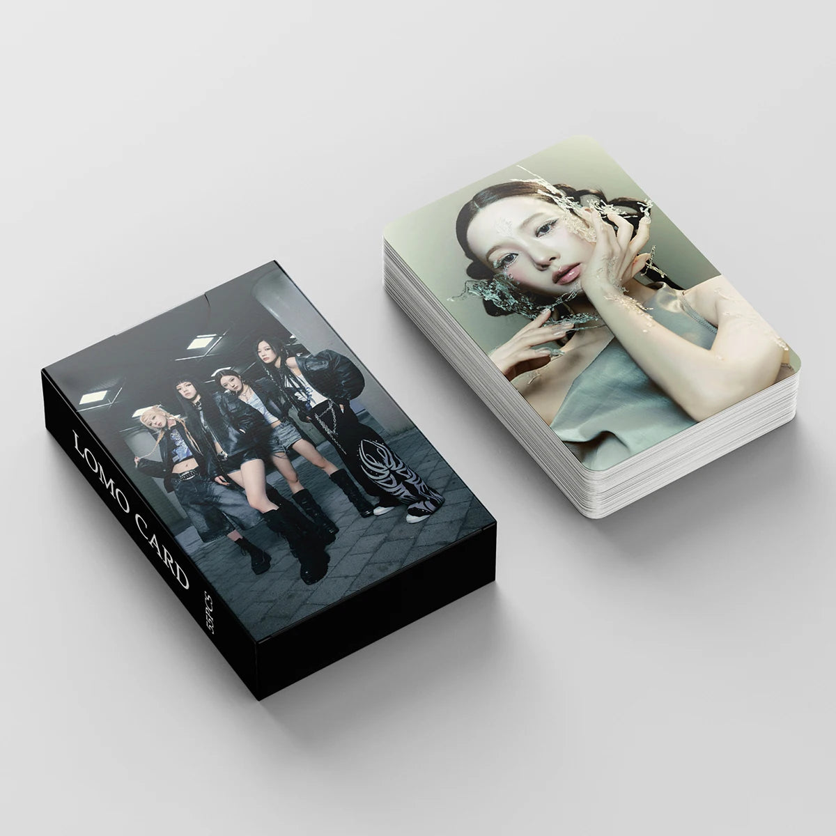 Photocards aespa - Paquet de 55 pièces (Solo & Groupe)